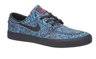 Nike Zoom Janoski Canvas Premium RM Skate Shoes ID 598419 Blue Tomato